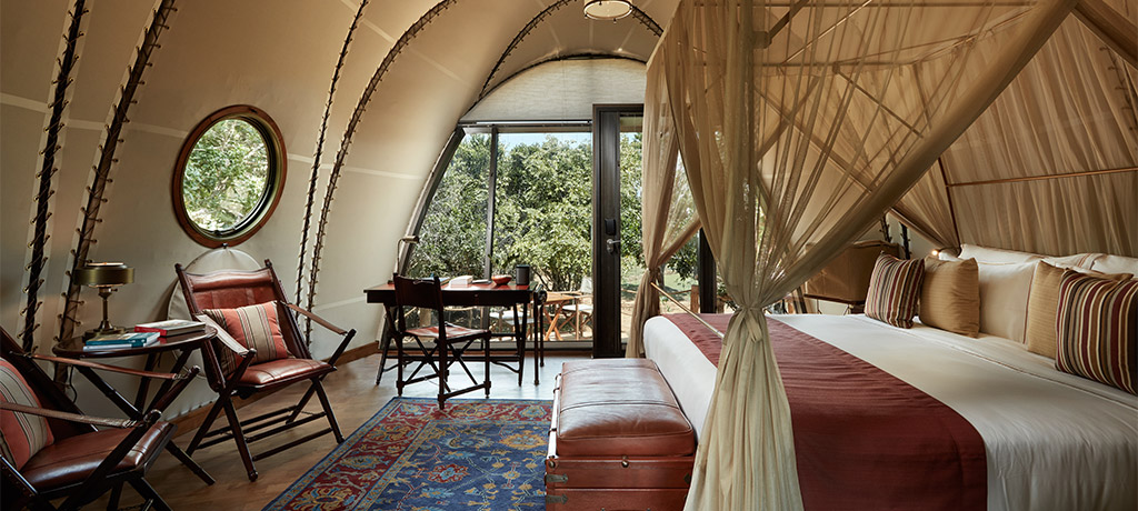 Wild Coast Tented Lounge Guestroom