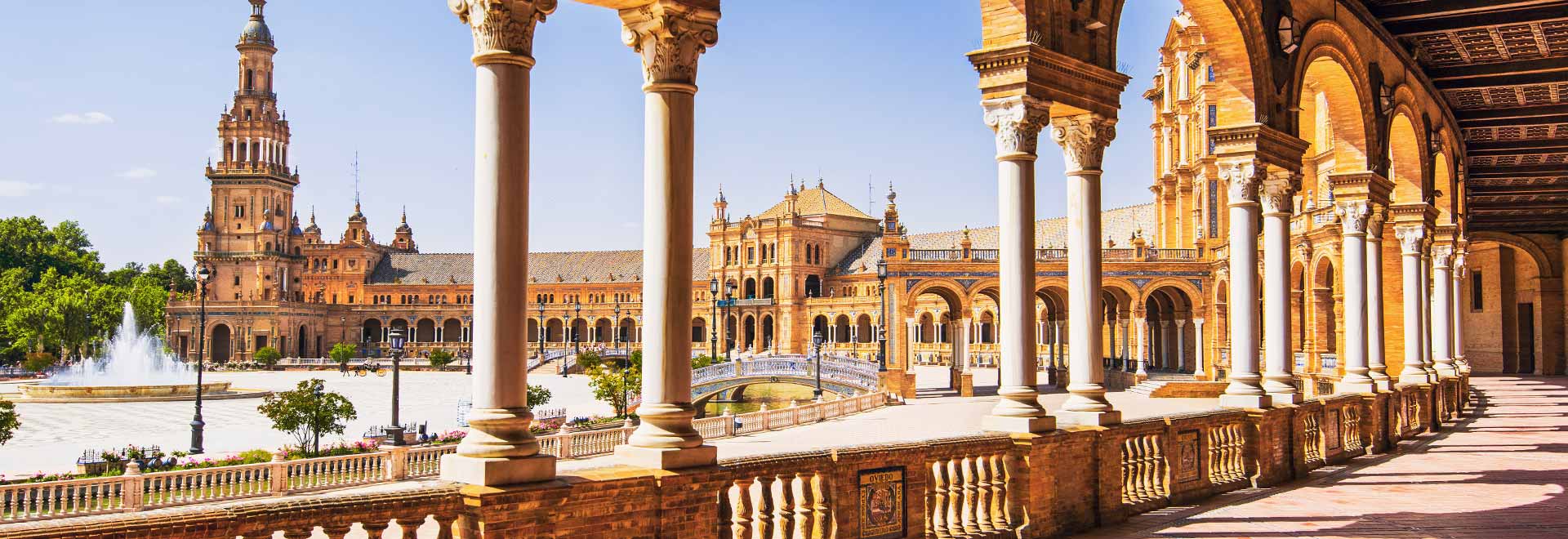 Europe Spain Sevilla Plaza de Espana