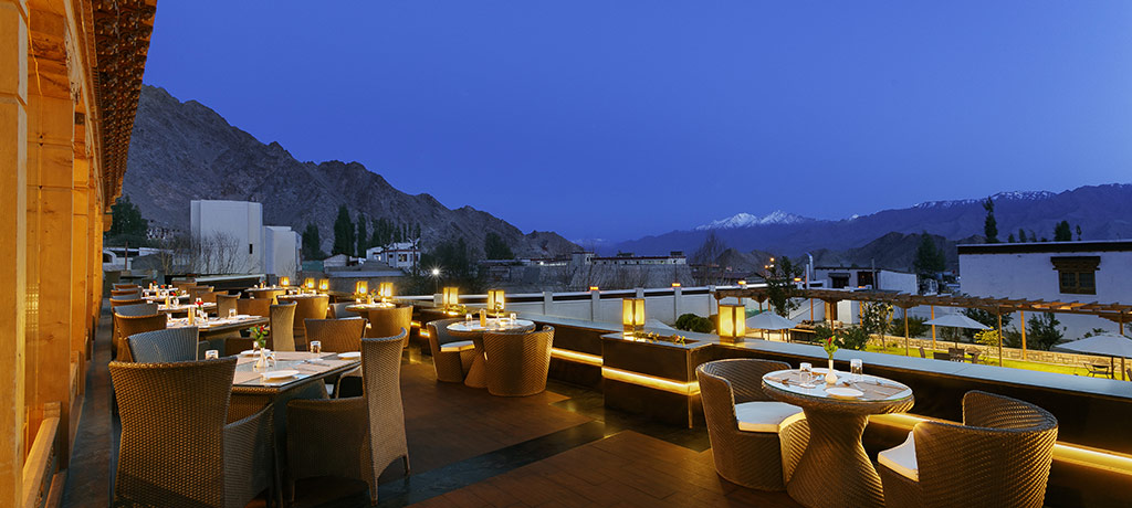 India The Grand Dragon Ladakh terrace