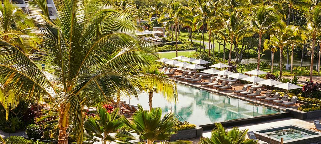 United States Hawaii Mauna Lani pool 